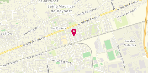 Plan de Armelle REY - Psychologue clinicienne - EMDR enfants et adultes, 6 Rue Honoré de Balzac, 01700 Saint-Maurice-de-Beynost