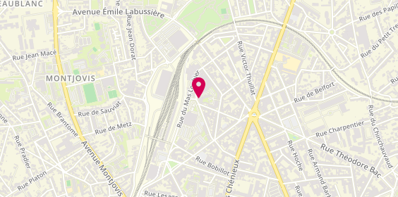 Plan de DESPRAT Laurence, 64 Rue Encombe Vineuse, 87100 Limoges