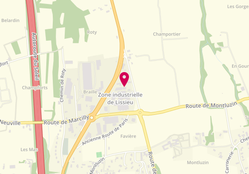 Plan de Faustine MADELEINE - Psychologue à Lissieu, le Domaine De
13 Route de Limonest, 69380 Lissieu