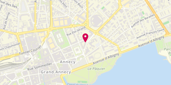 Plan de Martine LAVAL-Metzger, 9 avenue du Parmelan, 74000 Annecy
