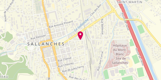 Plan de GUER Isabelle, Les Villas Jeanne d'Arc 131 Rue Rânes, 74700 Sallanches