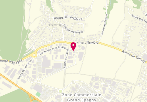 Plan de Psy&co Jennifer RIERA, Zone Aménagement de Bromines
432 Route des Prés Rollier, 74330 Sillingy