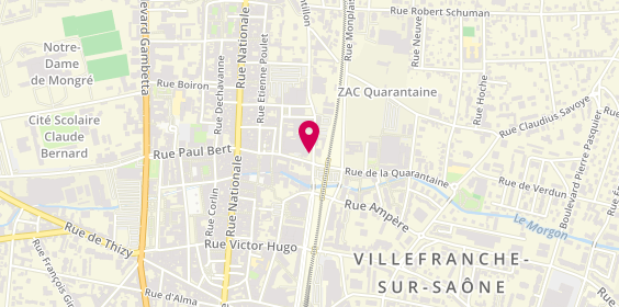 Plan de SARRAZIN Joe, 108 Boulevard Louis Blanc, 69400 Villefranche-sur-Saône