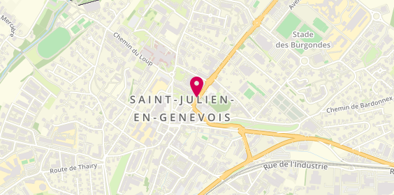 Plan de GITEAU Coralie, Le Clos Desjacques 3 Avenue Genève, 74160 Saint-Julien-en-Genevois
