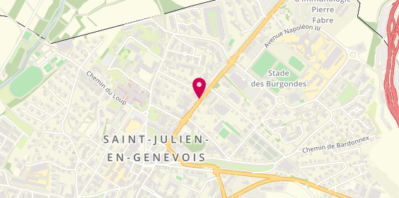 Plan de OTTIGER Cécile, 19 Avenue Genève, 74160 Saint-Julien-en-Genevois