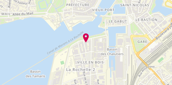 Plan de REBY Marie-Claude, 3 Rue Cardinal, 17000 La Rochelle