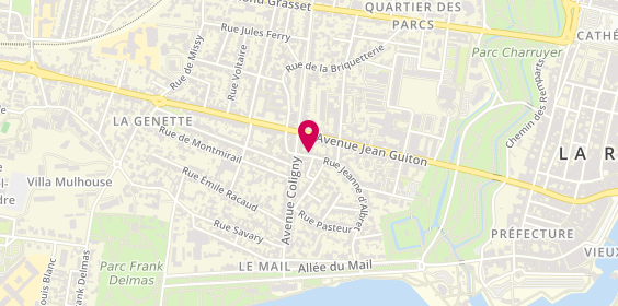 Plan de Onno Agnès, 74 Rue Jeanne d'Albret, 17000 La Rochelle