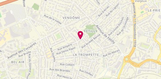 Plan de Dury HELBERT Sandrine, 6 Rue de Vendôme, 17000 La Rochelle