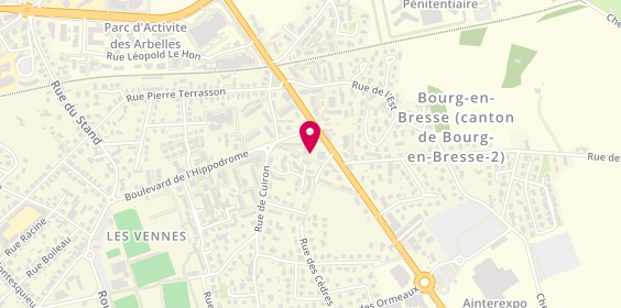 Plan de BARBERAT Gilles, 16 Boulevard de l'Hippodrome, 01000 Bourg-en-Bresse