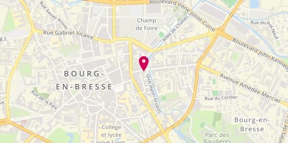Plan de LAUTERNIET Catherine Augustine, 14 Rue des Lazaristes, 01000 Bourg-en-Bresse