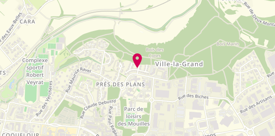 Plan de BUTIGIEG Gaël, Clinique des Vallees
2 Rue Claude Debussy, 74100 Ville-la-Grand