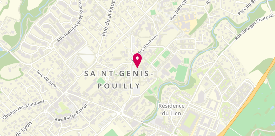 Plan de ZAFEIRIOU FOUSSAT Athina, 6 Bis Rue des Hautains, 01630 Saint-Genis-Pouilly