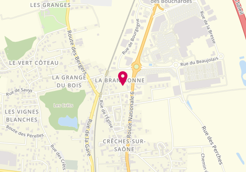 Plan de GAGUIN Ludivine Neuropsychologue Enfants & Adolescents, Maison de Santé
50 Rue de la Brancionne, 71680 Crêches-sur-Saône