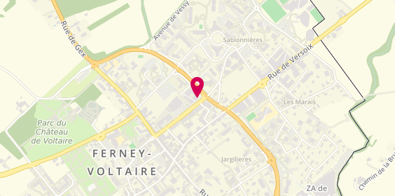 Plan de LEIBUNDGUT Maud, Centre d'Aumard
55 avenue Voltaire, 01210 Ferney-Voltaire