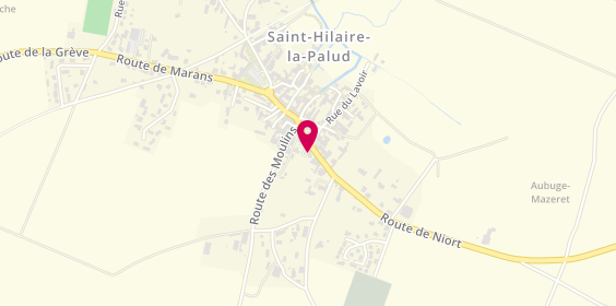 Plan de Catherine Lucas-KAABECHE, 2 Route de Niort, 79210 Saint-Hilaire-la-Palud
