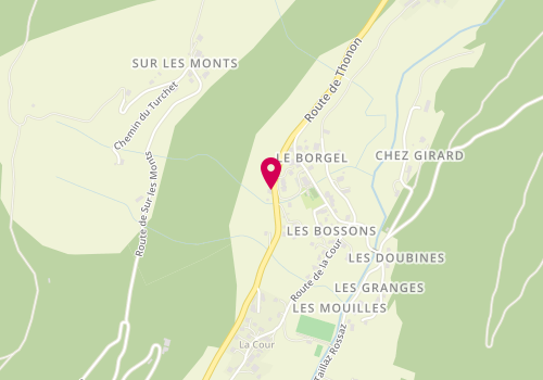 Plan de Stella ROY Psychologue, 943 Route de Thonon, 74470 Bellevaux