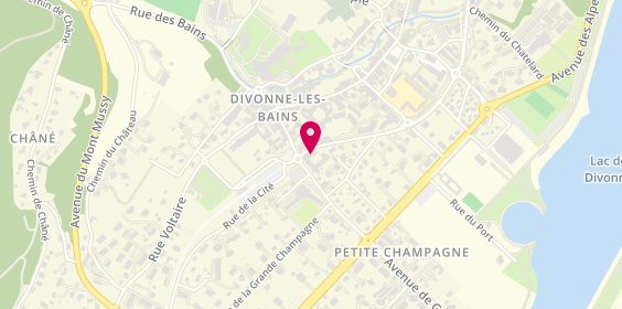 Plan de MAZUIR Françoise, 34 avenue Marcel Anthonioz, 01220 Divonne-les-Bains