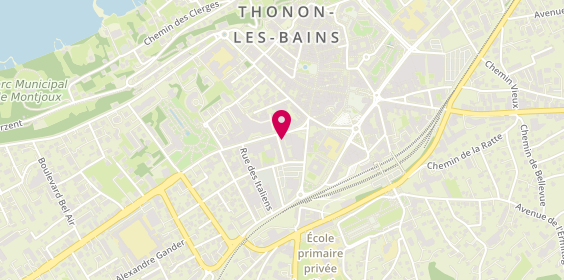 Plan de SELAS Jean-Baptiste Guillaumin, 4 avenue du Général de Gaulle, 74200 Thonon-les-Bains