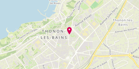Plan de Héloïse HUBERT - Psychologue à Thonon-les-bains, Pl. Du 8 Mai, 74200 Thonon-les-Bains