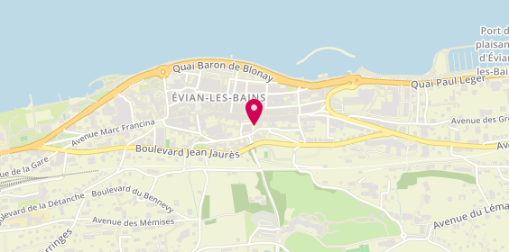 Plan de STANESCU Bogdan, 22 Avenue des Sources, 74500 Évian-les-Bains