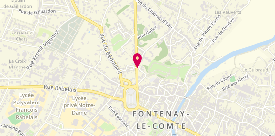 Plan de GUILLET-Anonier Florence, 22 Rue André Tiraqueau, 85200 Fontenay-le-Comte