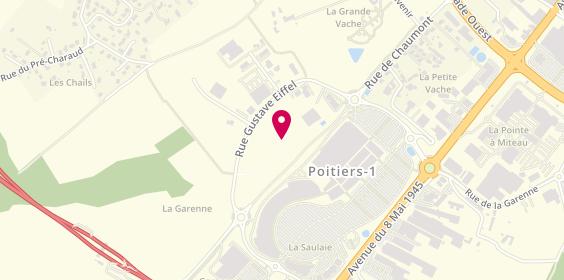 Plan de Claire Boutillier Psychologue, 6 Rue du Viaduc de Rouzat, 86000 Poitiers