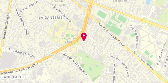 Plan de Solenne DANIELle - psychologue, 30 Rue des Genêts, 86000 Poitiers