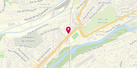 Plan de CHAUMERON Jacques, 22 avenue de la Libération, 86000 Poitiers