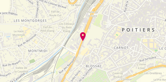 Plan de BABILLIOT Antonin, 45 Boulevard Pont Achard, 86000 Poitiers