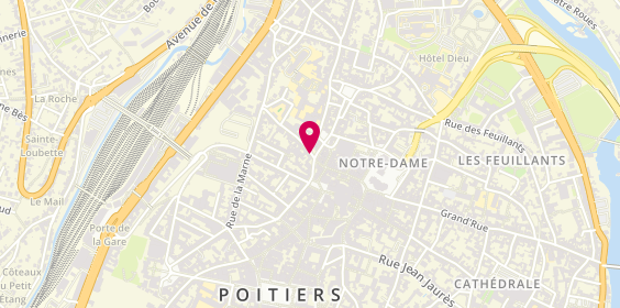 Plan de BOISSET Isabelle, 18 Rue Moulin à Vent, 86000 Poitiers