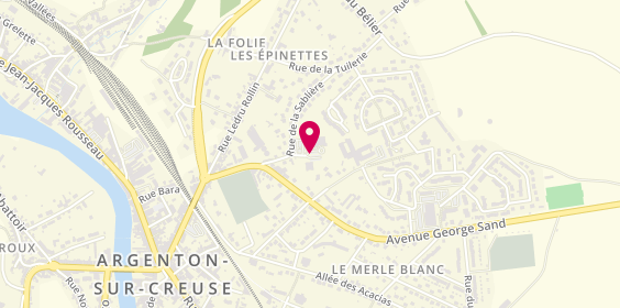 Plan de NGUYEN VAN SANG Sophie, M S P
1 Rue du Clos Saint Joseph, 36200 Argenton-sur-Creuse
