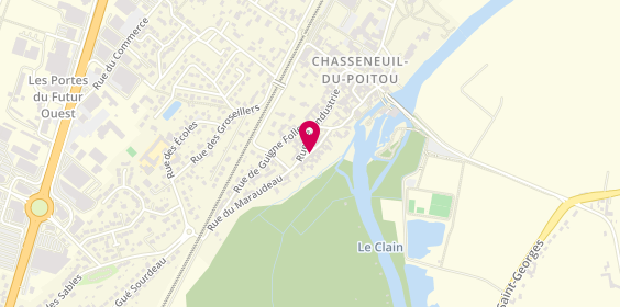 Plan de CHASTANET Patricia, 37 Eglise, 86360 Chasseneuil-du-Poitou