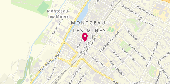 Plan de AYAD Embarek, Cabinet du Dr Embarek Ayad
18 Rue Eugène Pottier, 71300 Montceau-les-Mines