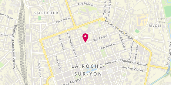 Plan de Kinésiologie Harmonie Catherine DEBAY, 9 Rue Racine, 85000 La Roche-sur-Yon