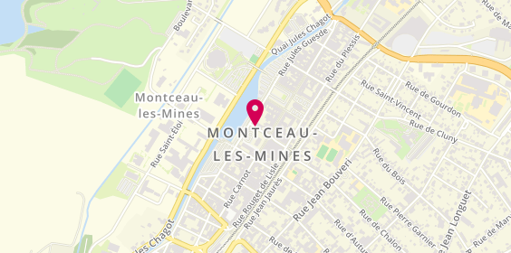 Plan de Goutelard-Claude Séverine Psychologue clinicienne-Psychothérapeute, 5 Rue Ferrer, 71300 Montceau-les-Mines