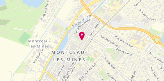 Plan de BALBINOT Paméla, 13 Rue Danton, 71300 Montceau-les-Mines