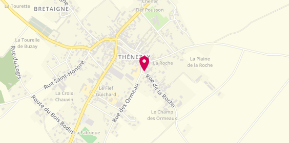 Plan de Psychologue Clinicienne - Jessica BRIAND, 1 Place André Guénard, 79390 Thénezay