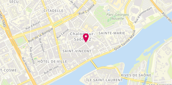 Plan de SAVY Anne, 4 Rue des Poulets, 71100 Chalon-sur-Saône