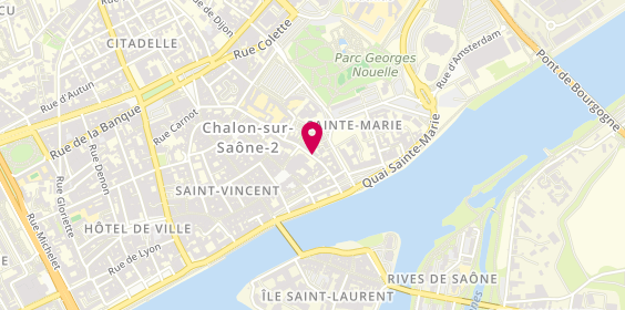 Plan de Lemoine Lemoine Kraemer Odile, 18 Rue Edgar Quinet, 71100 Chalon-sur-Saône