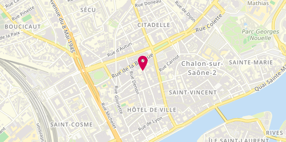Plan de CALMANO Christian, 31 Rue Fructidor, 71100 Chalon-sur-Saône