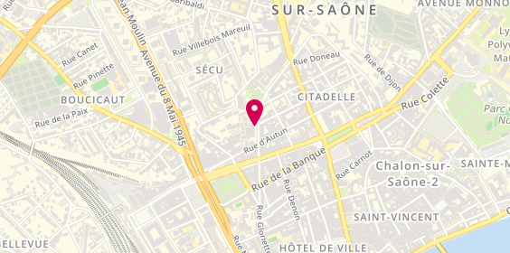 Plan de BRUNET Camille, 7 Rem Saint-Pierre, 71100 Chalon-sur-Saône