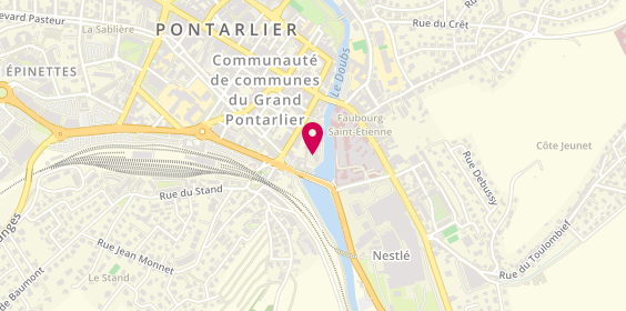Plan de JACQUOT Catherine, 15 C Rue Montrieux, 25300 Pontarlier