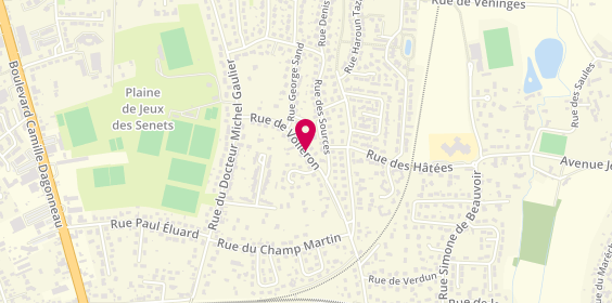 Plan de DEWAVRIN Isabelle, 48 Rue Volleron, 58660 Coulanges-lès-Nevers