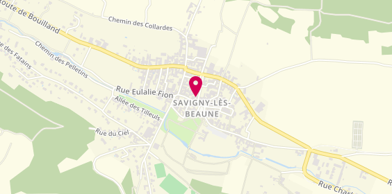 Plan de Marie-Magdeleine COUTTIER Psychologue-Neuropsychologue, Mairie de Savigny-Les-Beaune
2 Rue Vauchey Véry, 21420 Savigny-lès-Beaune