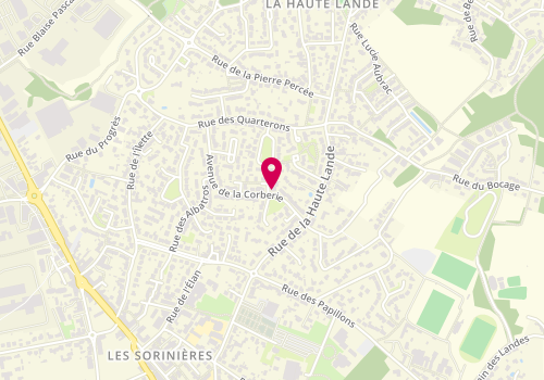 Plan de PRIOUL Isabelle, 2 Rue des Mouettes, 44840 Les Sorinières