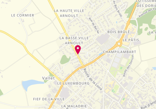 Plan de Emmanuelle GUINDON - Psychologue, 24 Route de la Loire, 44330 Vallet
