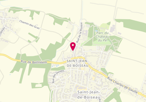 Plan de Laurence DANTEC - Psychologue, 13 Bis Rue du Cartron, 44640 Saint-Jean-de-Boiseau