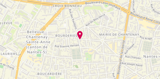 Plan de Carine RAMAUGE - Psychologue, 112 Bis Rue des Pavillons, 44100 Nantes