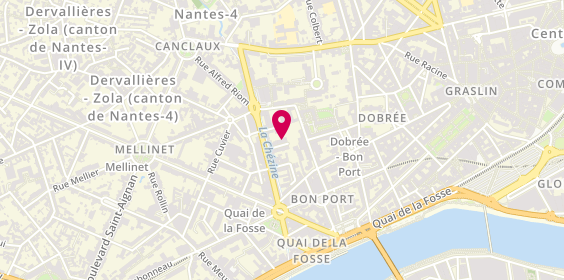 Plan de Jeanne ILLIEN - Psychologue (TCC & ACT) & Sexothérapeute (Sexocorporel), 5 Rue Maréchal de Gassion, 44100 Nantes