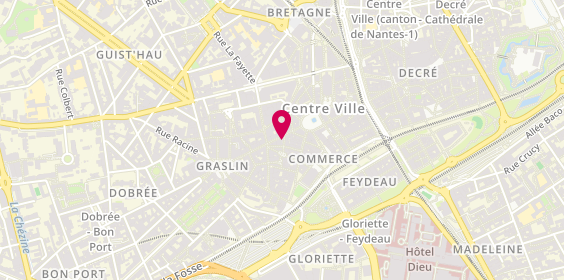 Plan de Vincent AMELOT - Psychologue et Psychothérapeute, 2 Rue Régnier, 44000 Nantes